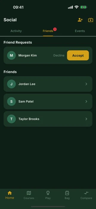 Friends and friend requests